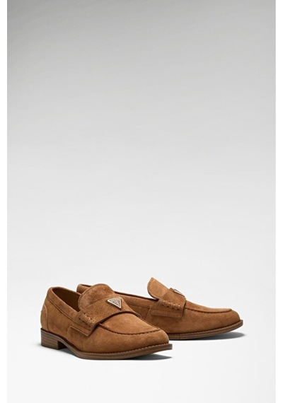 Guess Beliso Kadın Deri Loafer Kahverengi