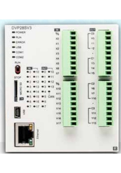 Delta Dvp28sv311t ,16d/12n Ethernet Canopen Plc Cpu Modül