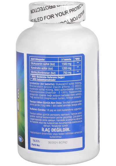 Trunature Glucosamine Chondroitin  Msm 300  Tablet