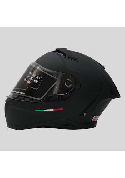 Arwic Mat Kapalı Full Face Motosiklet Kaskı Ar939 Siyah