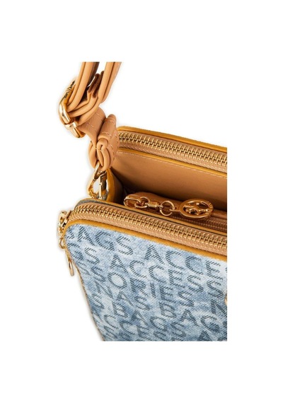 Nas Bag Kadın Çapraz Çanta - Kot Rengi Çok Renkli
