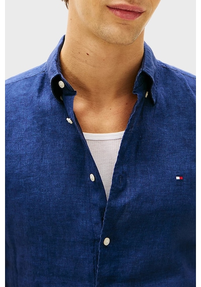 Tommy Hilfiger % 100 Keten Regular Fit Kısa Kollu Gömlek Erkek Gömlek Mw0mw41531 Dcc Lacivert Tommy Hilfiger % 100 Keten Regular Fit Kısa Kollu Gömlek Erkek Gömlek Mw0mw41531 Dcc Lacivert