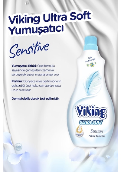 Viking Yumuşatıcı Soft Sensitive 2 x 1400 ML