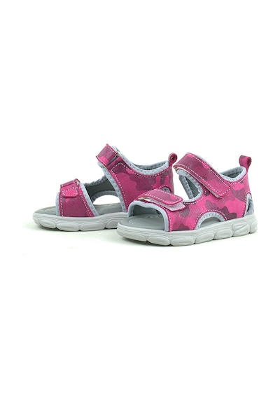 Hapshoe Rakerplus Hakiki Deri Pembe Kamuflaj Bebek Sandalet Pembe