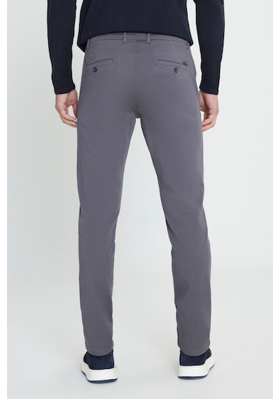 Ac&Co / Altınyıldız Classics Slim Fit Dar Kesim Pamuklu Esnek Chino Erkek Pantolon - Antrasit