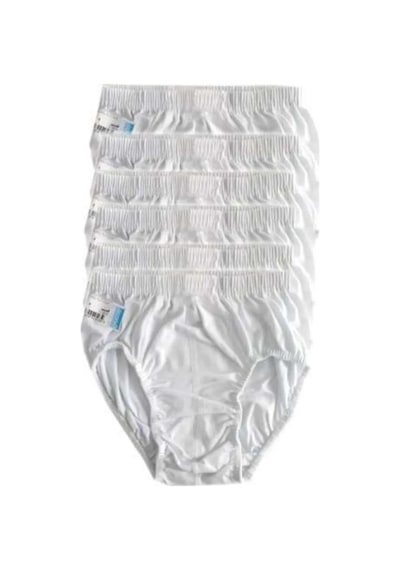 Berrak Erkek Çocuk Slip Külot 1550 - 12 Adet Beyaz