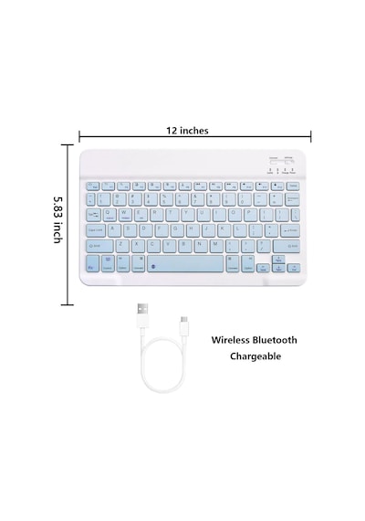 Samsung Galaxy Uyumlu Tab S10 Fe Plus 13.1 Klavyeli Kılıf Q Türkçe Kalem Bölmeli Bluetooth Özellik Standlı