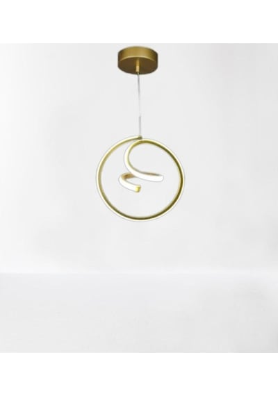 Ömür Avize Bohem Ledlı Eskıtme Gold Kasa Sarkıt Avıze Eskitme Gold