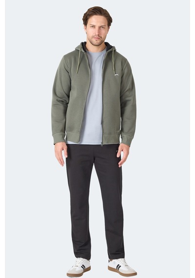 Slazenger Majestıc I Erkek Haki Sweatshirt Haki
