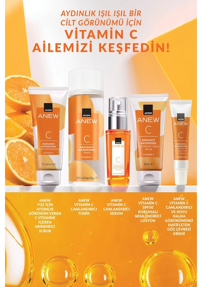 Anew Vitamin C Spf50 Korumalı Nemlendirici Losyon 50 Ml.