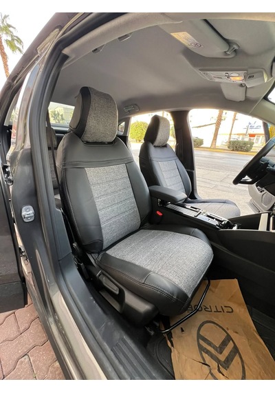 Citroen C4x Uyumlu Araca Özel Oto Koltuk Kılıfı 158550 Siyah-Gri