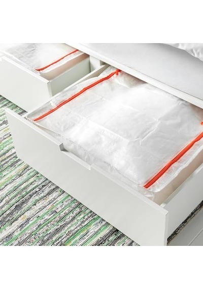 Ikea Parkla Saklama Çantası 55 X 49 X 19 Cm, Mevsimlik Dekorasyonlardan Giysi, Ayakkabı Ve Yatak Takımlarına Kadar Her Şey İçin Mükemmeldir.