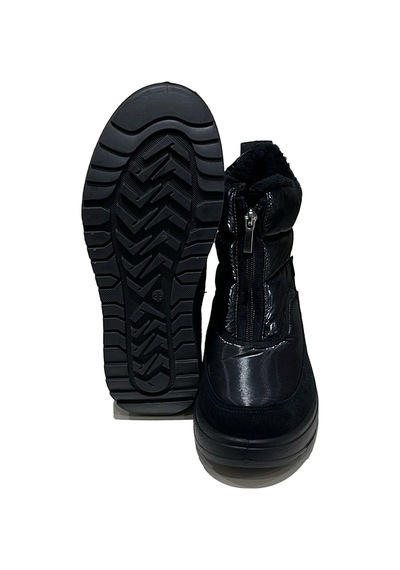 Bot Kadın Diğer 6390 6j Jacalu Textile Upper And Synt Leather-pu Sole Black Siyah
