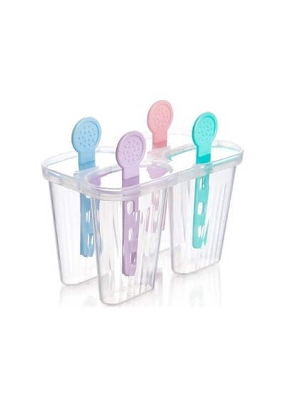 4'lü Meybuz & Dondurma Kalıbı Plastik Diğer