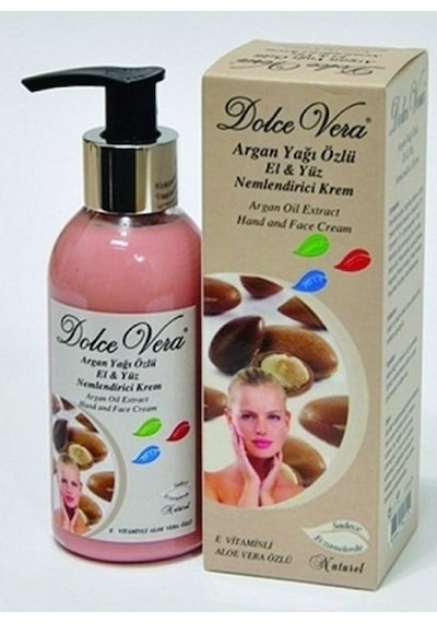 Dolce Vera Argan Yağı Özlü El ve Yüz Nemlendirici Bakım Kremi 150 ML