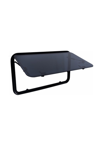Jarup Obus Karavan Beyaz Pervazlı Karavan Penceresi 50 x 90 CM Siyah