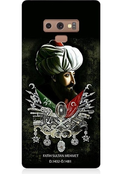 Samsung Galaxy Note 9 Uyumlu Fatih Sultan Mehmet Desenli Silikon Kılıf