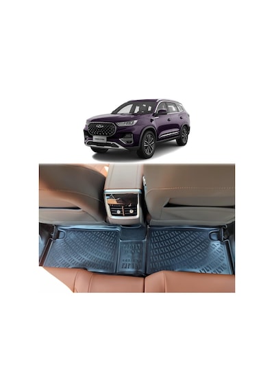 Bod Chery Tiggo 8 Pro 2023 Sonrası Excellent Paket 3 Sıra 3D Havuzlu Paspas