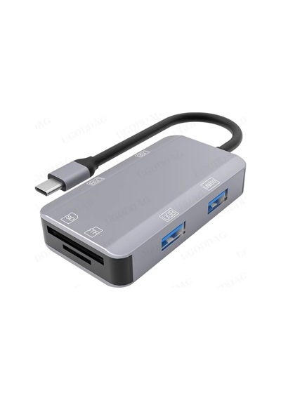 Type C 4xusb 3.0 - Microsd Sd Kart Okuyucu