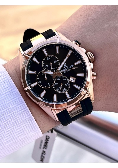 Daniel Klein Silikon Kordon İtalyan Tasarım Bileklik Hediyeli 2yıl Garantili Erkek Kol Saati 10691.4 Rose Gold
