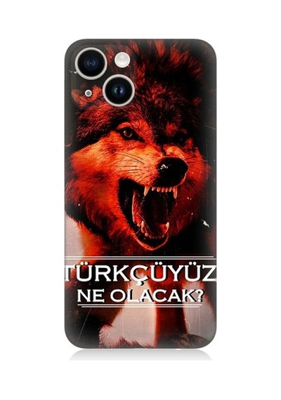 Apple Uyumlu iPhone 13 Mini Türkçüyüz Ne Olacak Desenli Silikon Kılıf