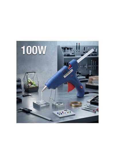 100w Sıcak Silikon Tabancası - Elektrikli - 11 Mm Mum Silikon Uyumlu