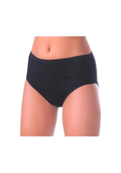 Berrak Kadın Siyah Ribana Biyeli Bikini Külot 6 Lı 2064-siyah-46 Çok Renkli