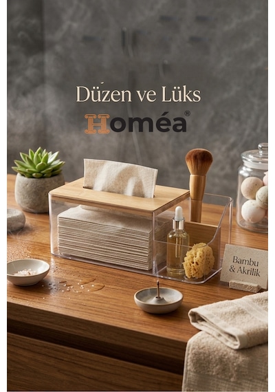 Ahşap Bambu Z Peçetelik - Tezgah Üstü Havluluk Ve Peçete Standı -modern Mutfak Ve Banyo Aksesuarı Bej