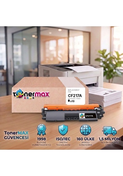 Hp Laserjet Pro M130fn Muadil Toner Çipli Cf217a 10'lu 1.600 Sayfa