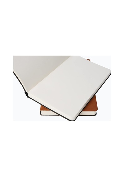Çizgisiz Not Defteri, Taba Termo Deri Kapaklı Defter, 128 Yaprak A5 Defter, Ofis Ve Kırtasiye 14cm X 21 Cm Taba Kapak