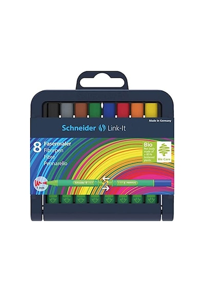 Schneider Fiber Uçlu Kalem Lınk-ıt 1.0 Mm 8 Li Set Çok Renkli