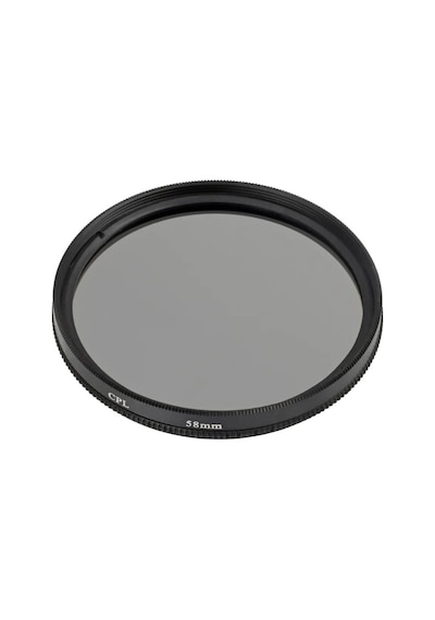 58mm Cpl Polarize Filtre Dairesel Polarizasyon, Yansıma Azaltıcı, Metal Çerçeve