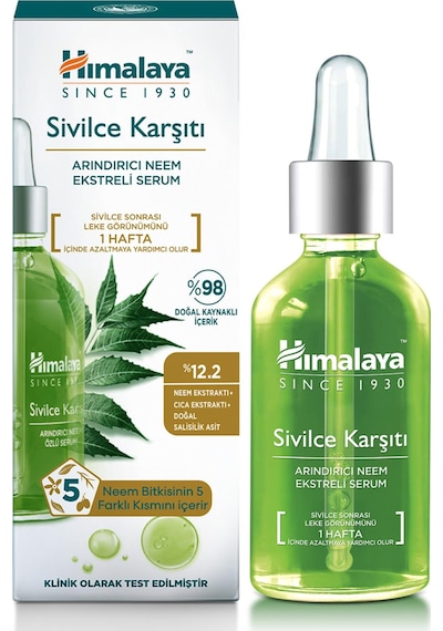 Sivilce Karşıtı Arındırıcı Cilt Serumu 30 Ml Salisilik Asit, Cıca, Neem Özü Yağlı Ciltler