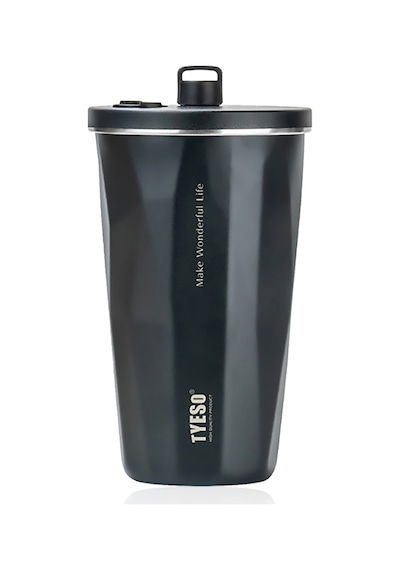 Tyeso Crush Tumbler Vakumlu Paslanmaz Çelik Termos 600 Ml-Siyah