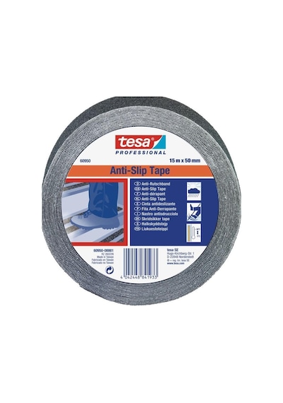 Tesa Merdiven Kaydırmaz Bant Siyah 50mm X 15 Metre Tdrtr