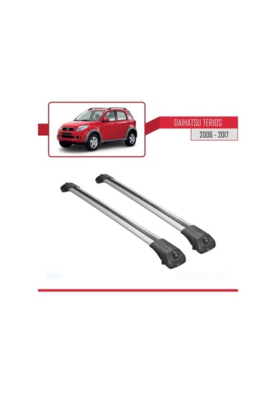 Daihatsu Terios 2006-2017 Arası İle Uyumlu Ace-1 Ara Atkı Tavan Barı Gri