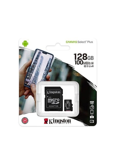 128 Gb Kıngston Micro Sd Card Cl10 Sdcs2/128Gb Canvas Select