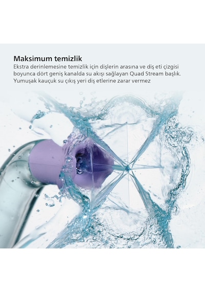 Philips Sonicare Ağız Duşu Yedek Başlığı, Quad Stream Teknolojisi