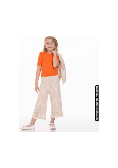 XO Kids Kız Pantolon 1-5 Yaş 35489 Kpnt09028 Bej 001