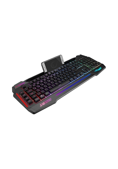 Rampage Kb-r63 Stage Makrolu Klavye Sn-r9 Kulaklık R63 Rgb Mouse + Mousepad 4lü Oyuncu Seti Optik