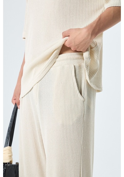 Basıc Oversize Takım Bej