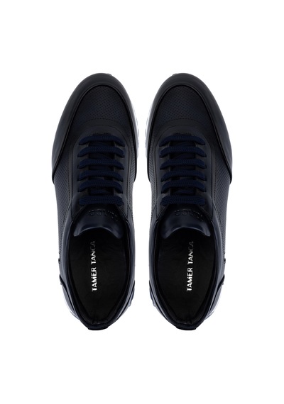 Tamer Tanca Erkek Hakiki Deri Lacivert Sneakers & Spor Ayakkabı 771 8586 Erk Ayk Y26 Lacı Dr