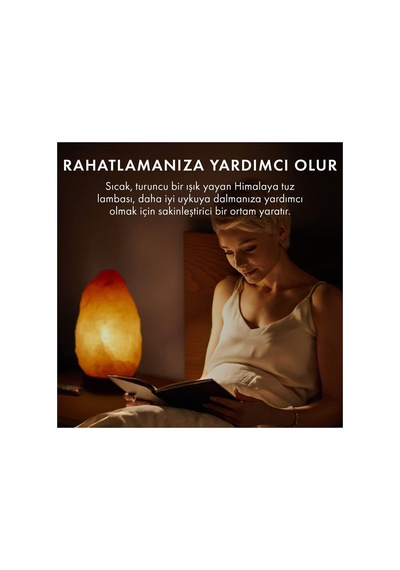Orijinal Gerçek Himalaya Kaya Tuzu Tuz Lambası 3-4 Kg Doğal Gece Lambası Kablo Ampul Beyaz