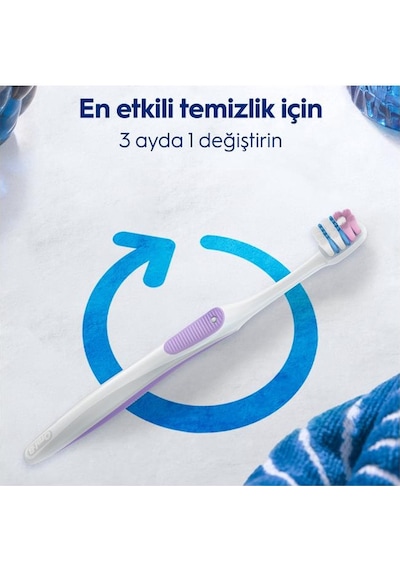 Oral-b Pro-sensitive Advanced Hassas Temizlik Diş Fırçası 2 Li Paket