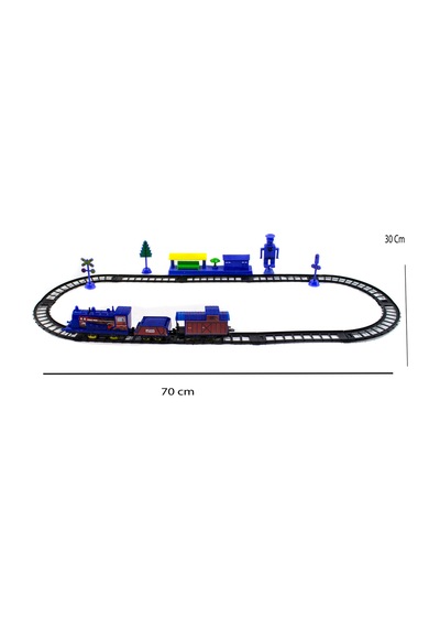Oyuncak Tren Seti 26 Parça Pilli