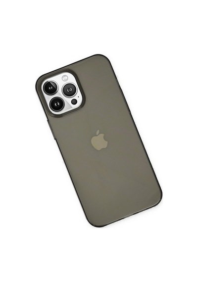 Apple iPhone Uyumlu 14 Pro Kılıf Pc Sert Şeffaf Kapak - Siyah Bzsxx00 1