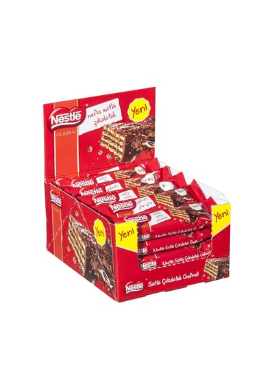 Nestlé Çıtır Gofret 20x27g Sade - Çikolata Kaplı Çıtır Gofret Tarı