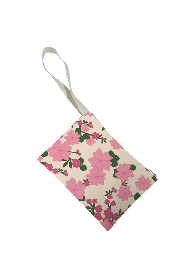 Unisex Yonca Desenli Portföy Clutch Çanta Çok Renkli
