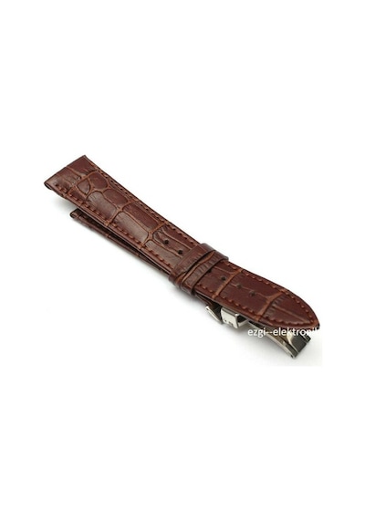 Bizon Deri Saat Kayışı 20Mm Spor Kahverengi Klipsli Saat Kordonu (305768342)