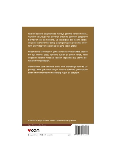 Olalla / Robert Louis Stevenson / 9789750766275